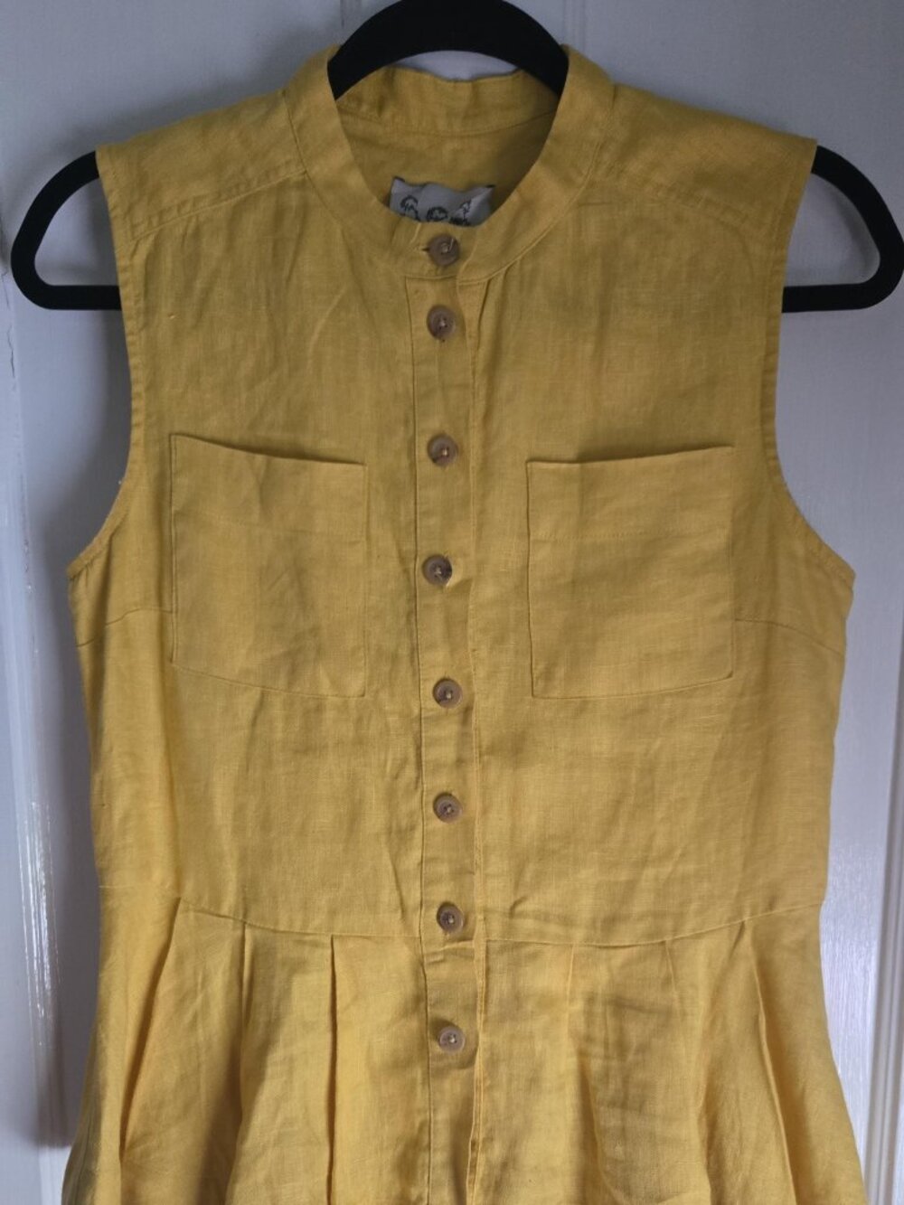 Linen Sea New York Peplum top sz 4